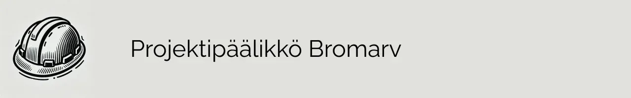 Projektipäälikkö Bromarv