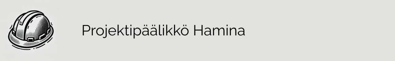 Projektipäälikkö Hamina