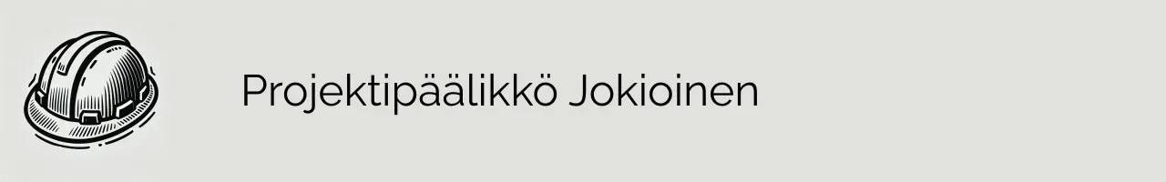 Projektipäälikkö Jokioinen