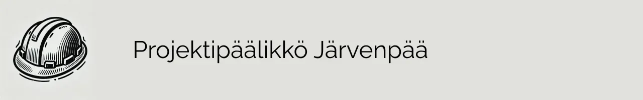 Projektipäälikkö Järvenpää