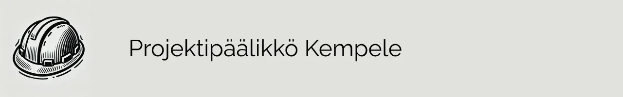 Projektipäälikkö Kempele