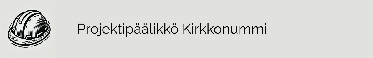 Projektipäälikkö Kirkkonummi