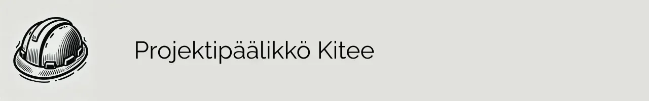 Projektipäälikkö Kitee