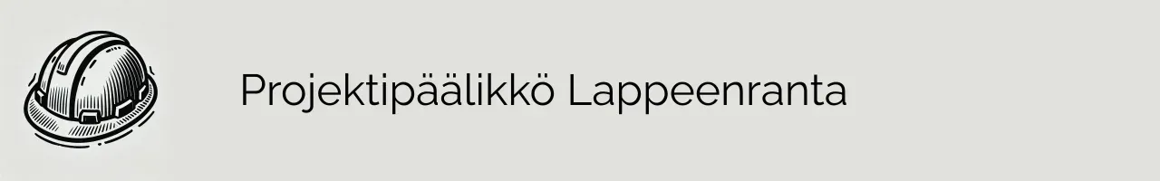 Projektipäälikkö Lappeenranta