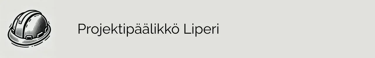 Projektipäälikkö Liperi