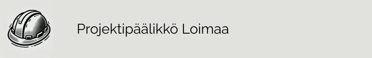 Projektipäälikkö Loimaa