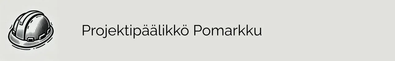 Projektipäälikkö Pomarkku