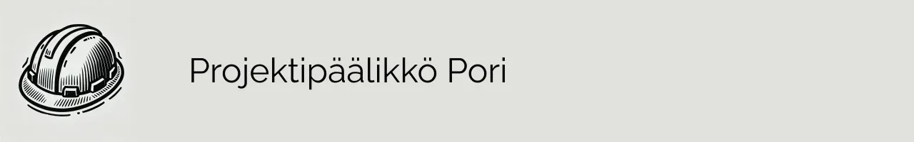 Projektipäälikkö Pori