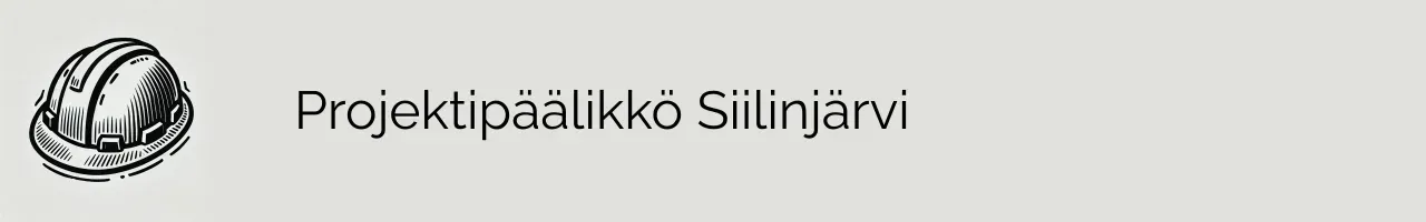 Projektipäälikkö Siilinjärvi